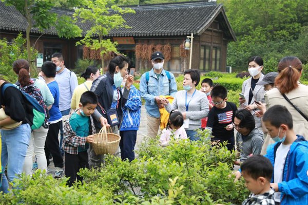 科普苏州带领读者走进穹窿山品尝乌米饭