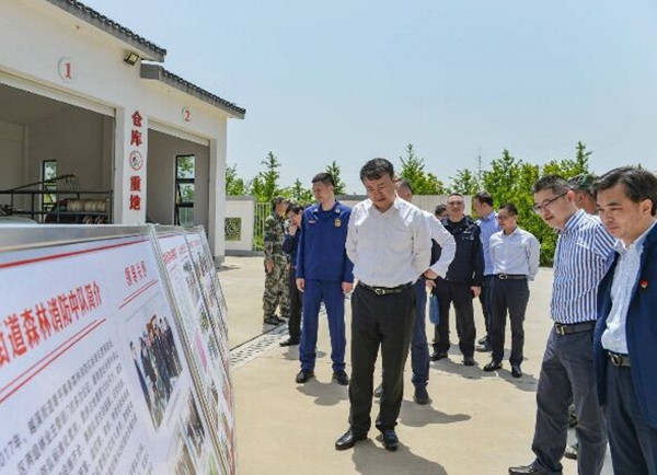 区委副书记、区长李朝阳率队赴越溪旺山景区开展节前安全检查