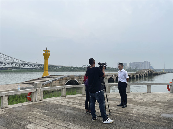 海峡两岸共团圆 台湾东森新闻台记者来吴中采风