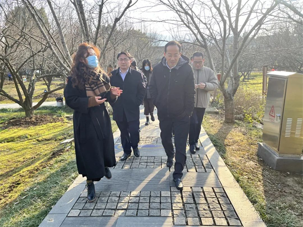 区委常委孙健带队检查香雪海景区节前安全生产工作