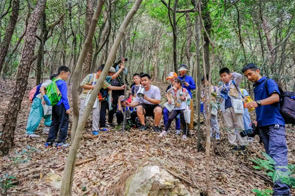 苏州首个公益森林野趣探索营在穹窿山开营