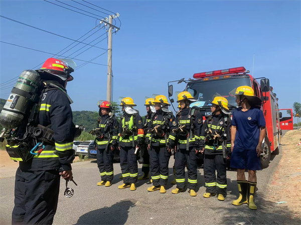 金庭旅游集团携手金庭消防中队共筑古村消防安全防线