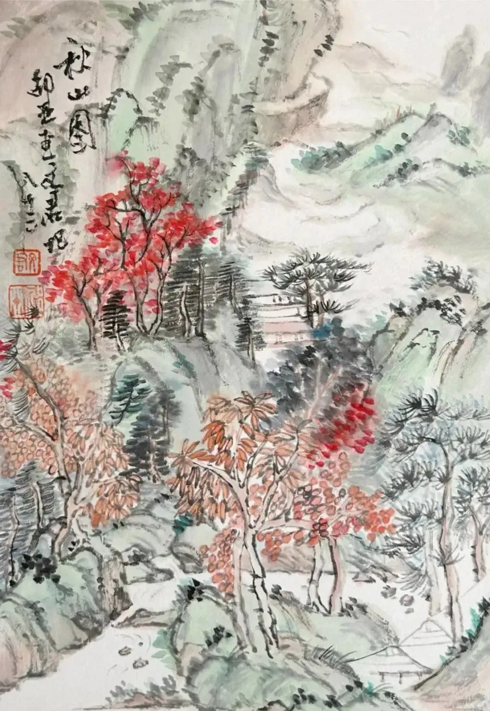 东山雕花楼举办“江南文化”艺术作品系列展之邵亚山水画展