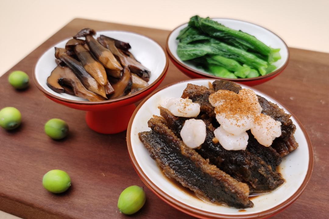 菌菇虾爆鳝：山珍河鲜，脆嫩双绝