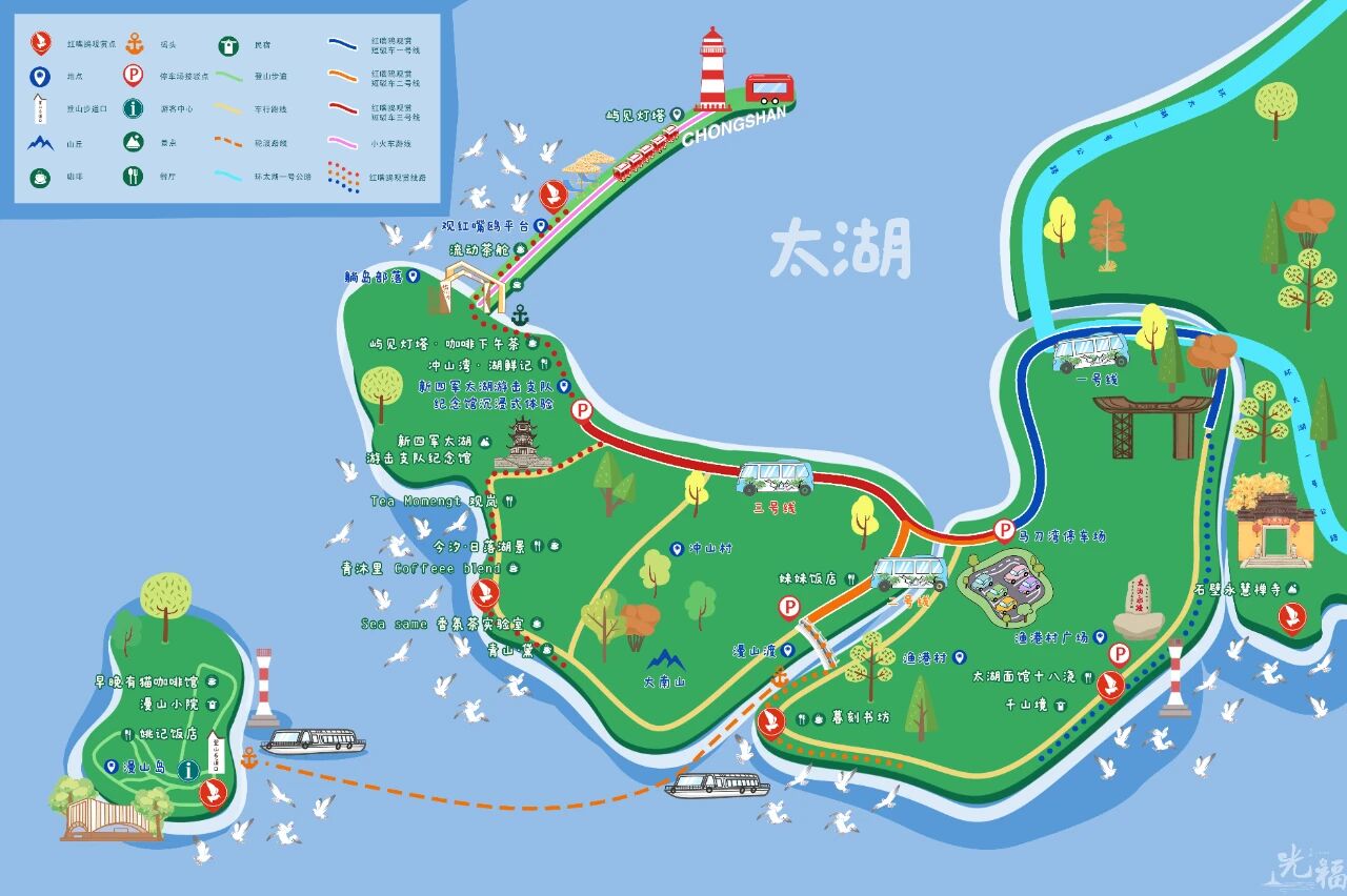 光福3大顶流观鸟点来咯！