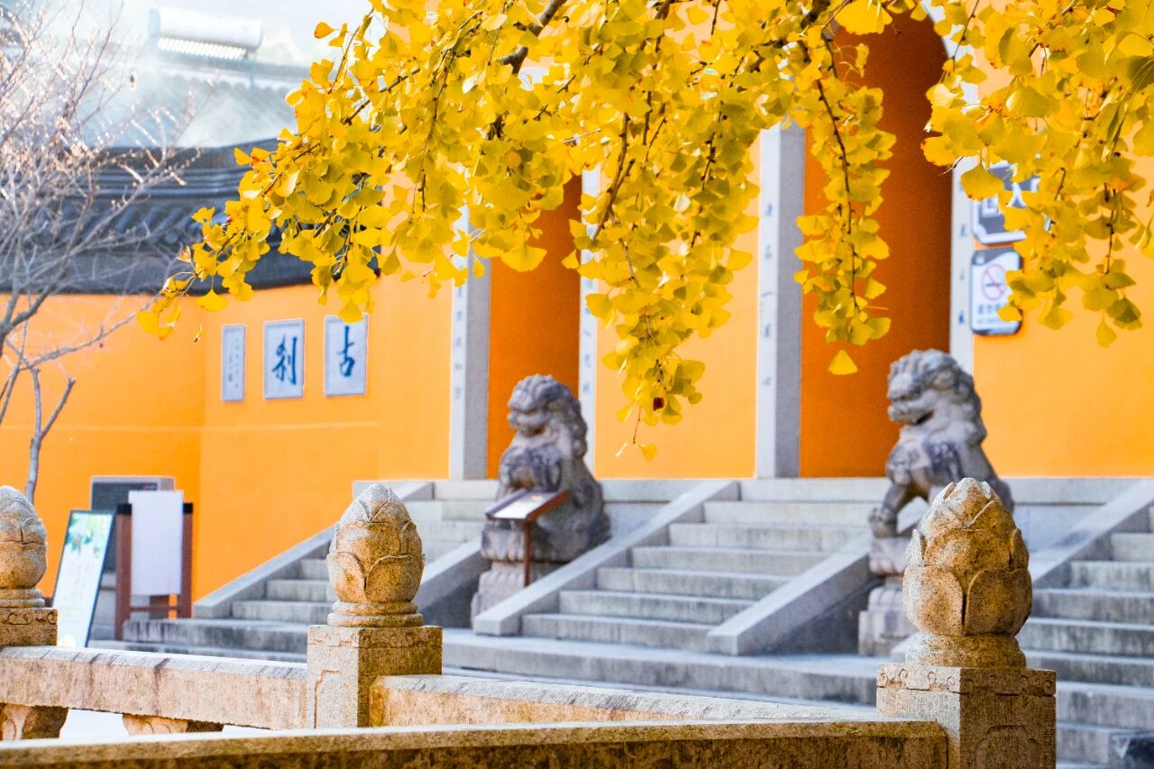 古寺深秋禅意浓