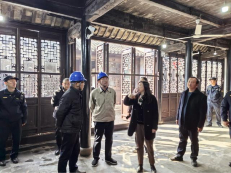 甪直古镇景区开展安全生产联合检查